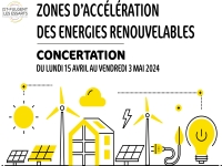Concertation relative à la définition de Zones d’Accélération des Energies Renouvelables sur le territoire 