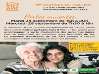 Portes ouvertes Ages et Vie 24 et 25 septembre 2024