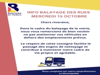 INFO Balayage des rues