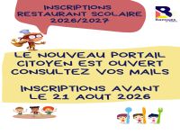 Inscriptions Restaurant Scolaire